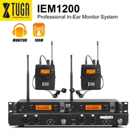 XTUGA IEM1200 In Ear Monitor Wireless System Multi-Bodypack Monitor Professional for Stage Performance Retorno De Palco Sem Fio