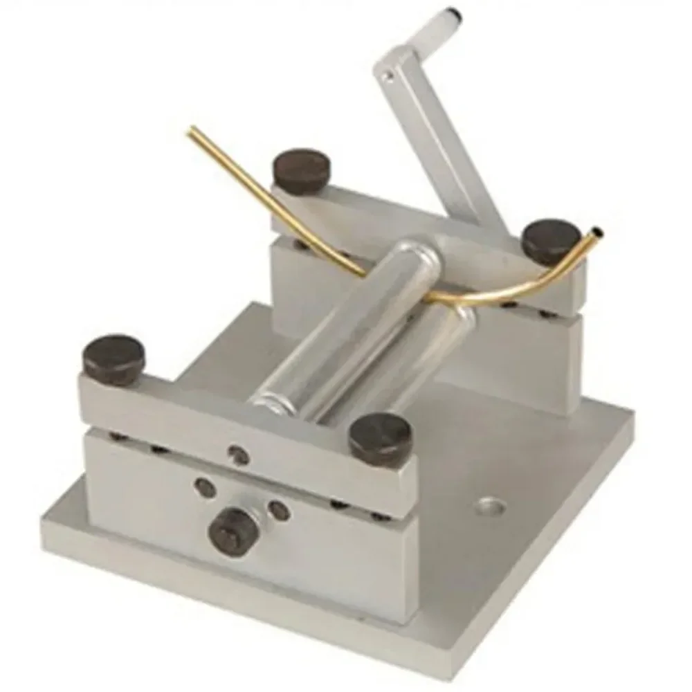DIY Micro Manual Plate Rolling Machine 20013 Metal Pipe Bending Tool Soft Metal Working Manual Equipment for Craftsmanship