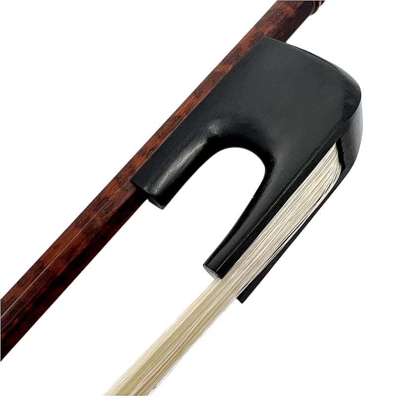 Barokowy w stylu niemieckim pionowy bas 3/4 łuk Snakewood letterwood bass, biały skrzyp koński, akcesoria do części basowych