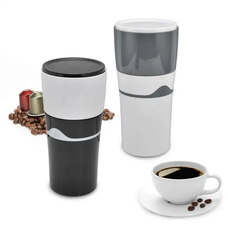 450ml Portable Drip Coffee Maker Travelling Drip Coffee Machine for K Cup Capsules Portable Coffee Maker Machine