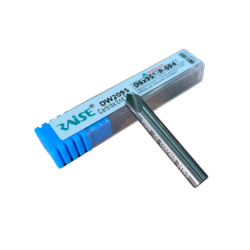 Raise Carbide End Mills 95° DW2095 P-694 Cutter Breakage Resistant Locksmith Tool for Wenxing DEFU JZ Goso 368A 998A Models