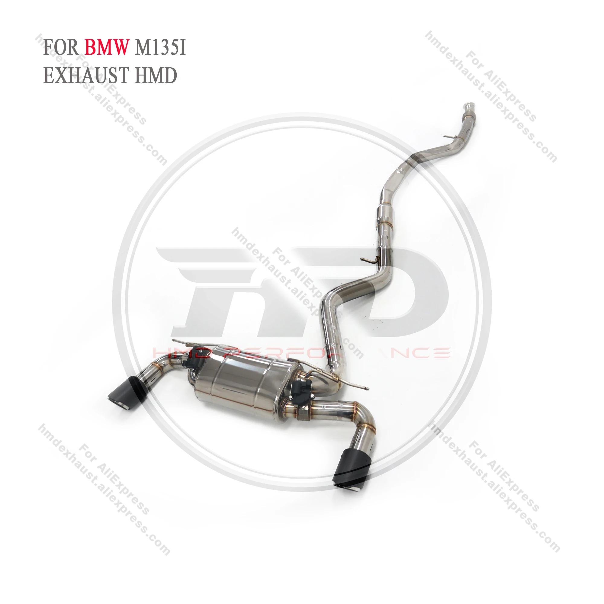 HMD Stainless Steel Exhaust System Performance Catback for BMW M135i F20 N55 3.0T Auto Accesorios Electronic Valve Muffler