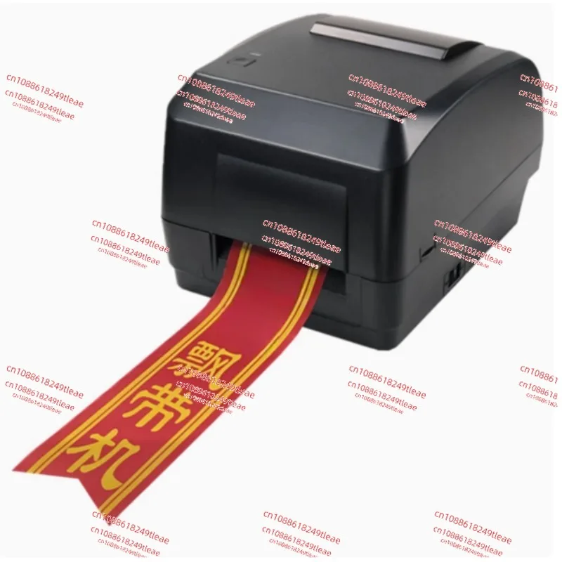 High-quality Electric Satin Ribbon Printer 140m/h with USB Interface  Decoration Ribbon Printing Machine 104mm Print Width