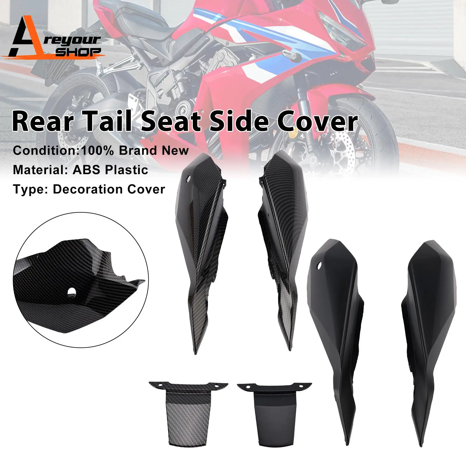 

Обтекатель боковой крышки заднего сиденья для Honda CBR650R CB650R 2024-2025