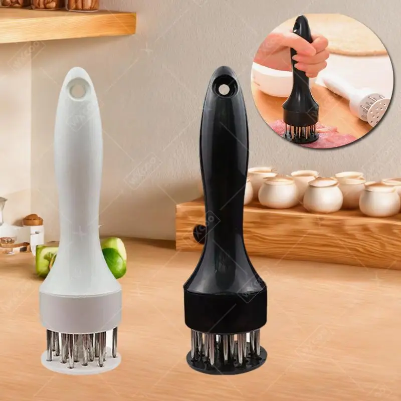 الفولاذ المقاوم للصدأ اللحوم الموقد لحوم البقر ستيك المطرقة الطبخ اللحوم العطاء المطبخ أداة ستيك العرض إبرة الضلع الكسارة