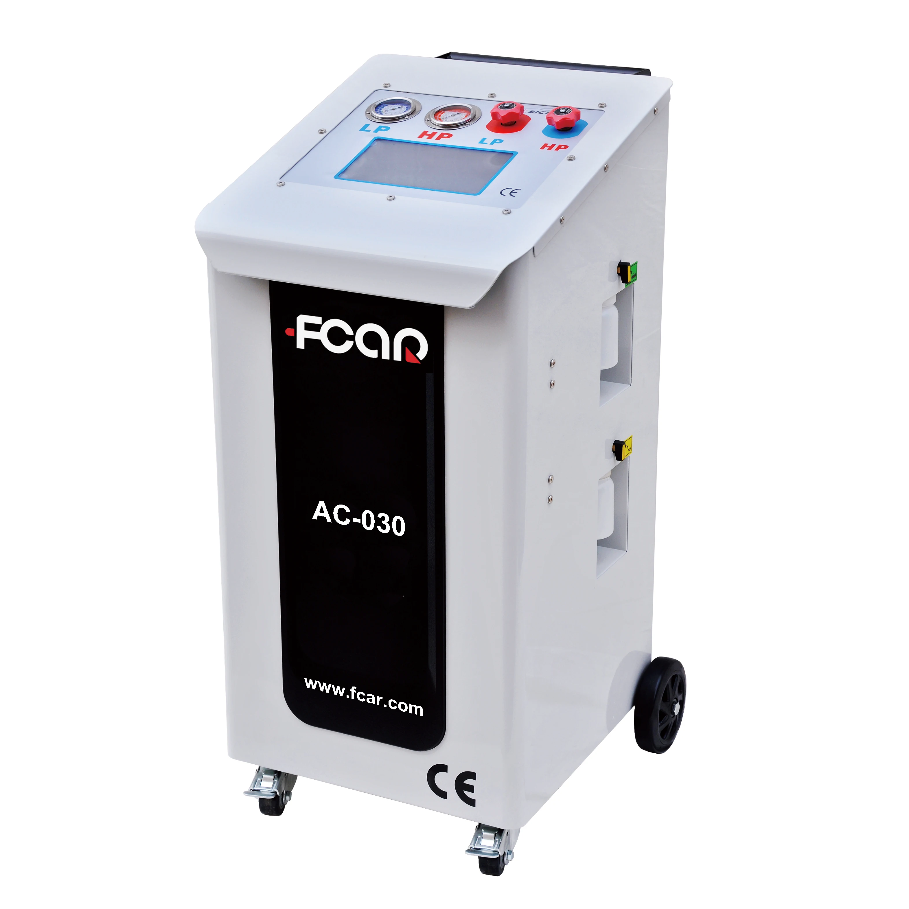 Fcar AC-030 Car Recharge Recovery Machine Professional A/C Air Conditioning Flush Refrigerant Filling Gas Tools Multi-language