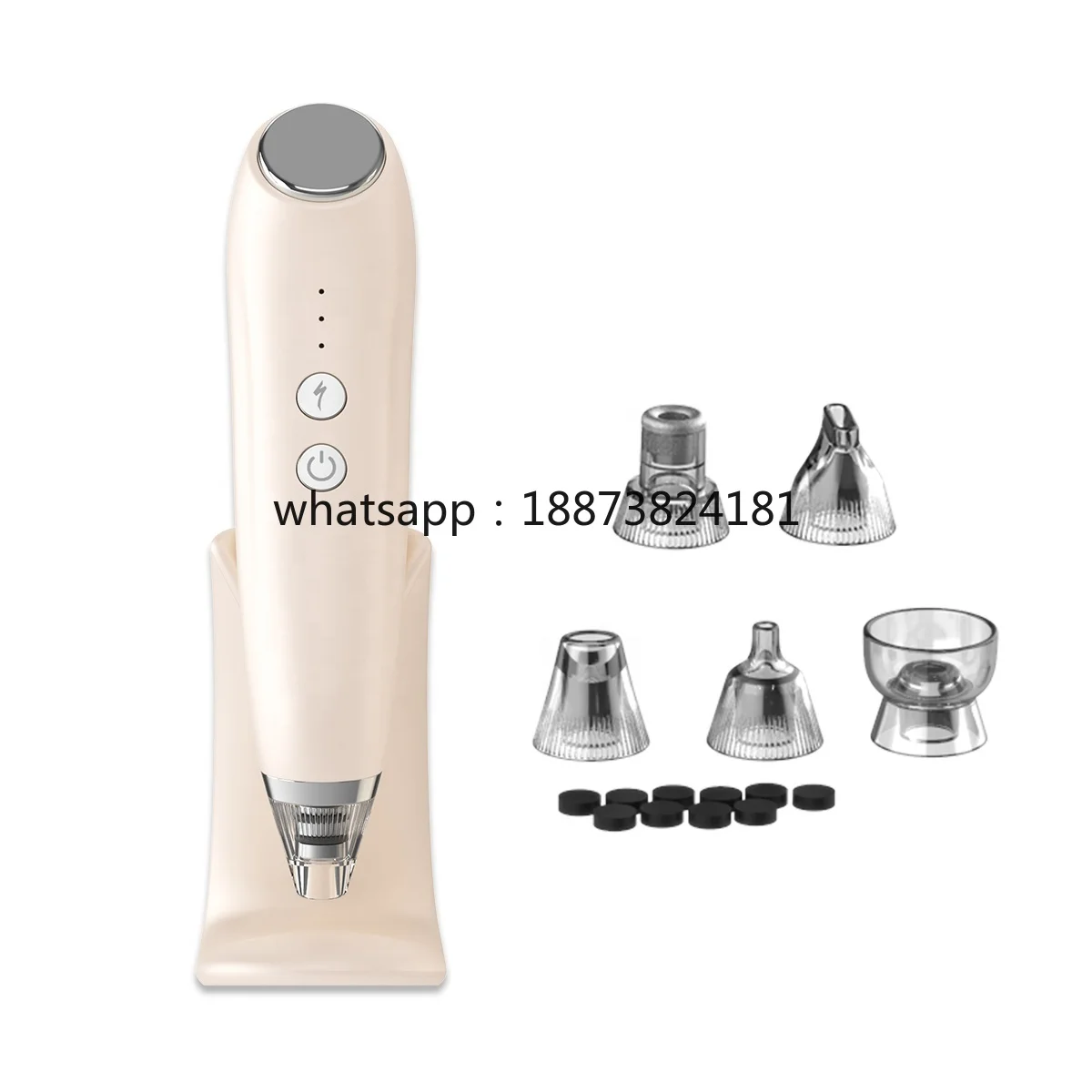 Rejuvenation Blackhead Vacuum Remover Pore Extractor Tool Ice Face Massager with UK/US Plugs Blackhead Suction Cleaner fast ship