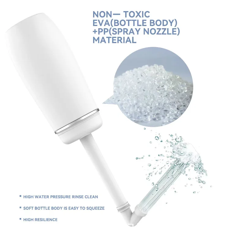 Portable Bidet for Travel Friendly Handheld Personal Peri Bottle 400ml Convenient Leakproof Design Personal Hygiene Cleaning