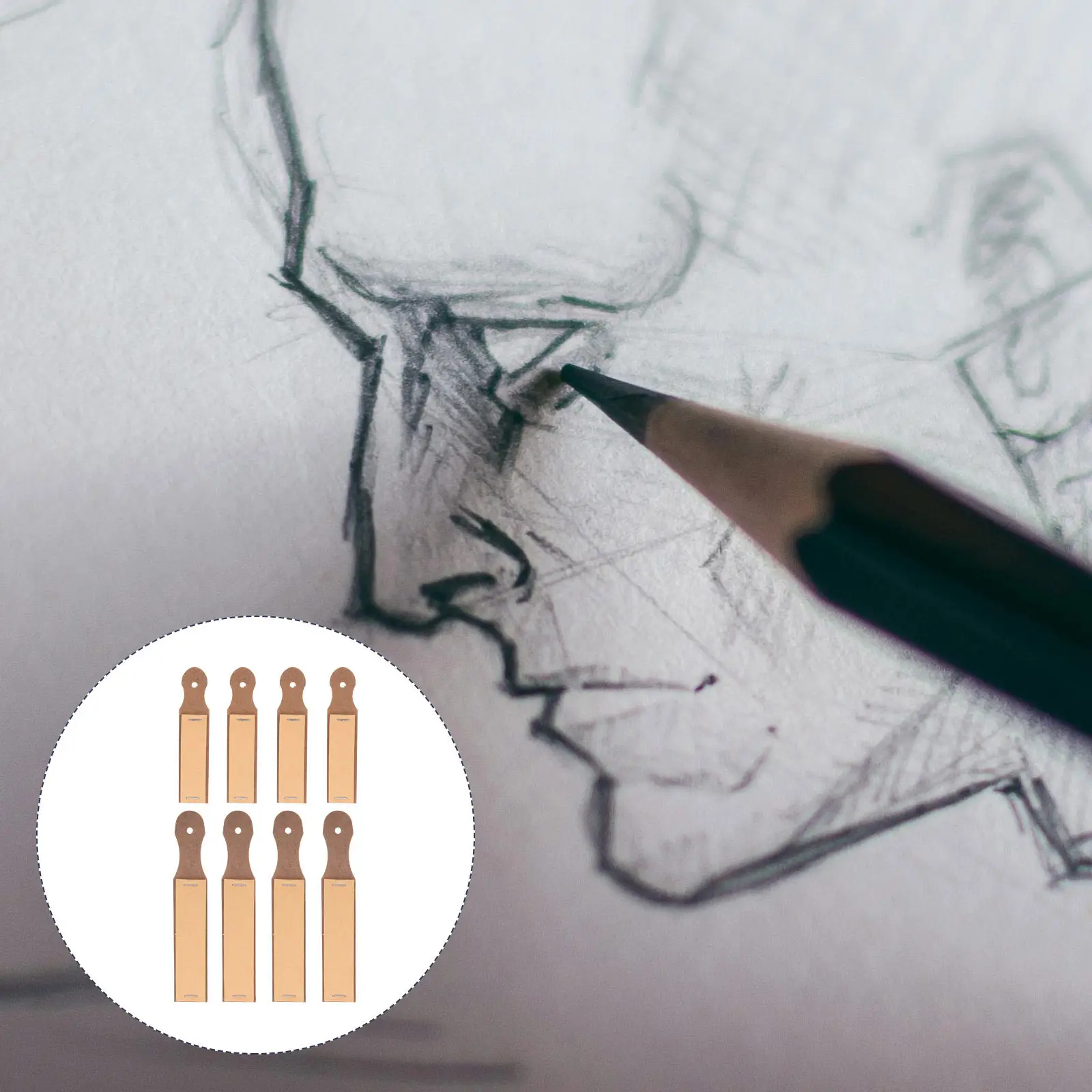 

Набор из 10 шлифовальных досок для карандашей, инструмент для рисования, полировочная доска с гладким концом для художников, легкие и компактные художественные принадлежности