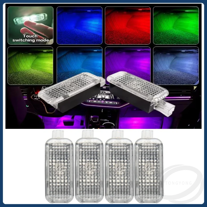 

Автомобильный светодиодный светильник для ног RGB, окружающий свет, внутренняя отделка для Volkswagen Golf 6 MK6 EOS Sharan 7N Touareg 7L 7P Passat B5 B6 Arteon
