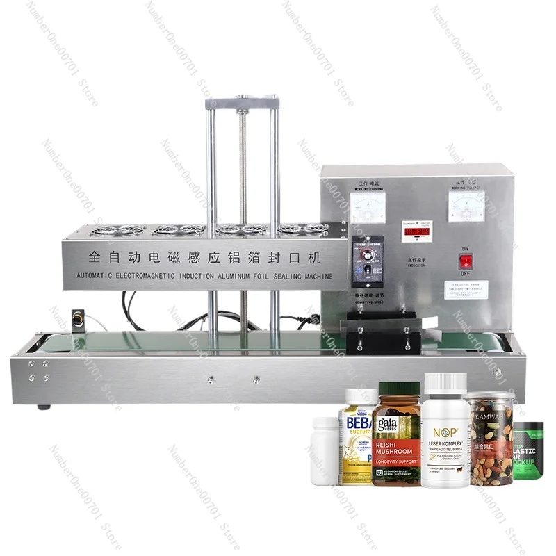 

Automatic Continuous Electromagnetic Induction Bottle Mouth Aluminum Foil Sealing Machine Bottle Sealing Machine