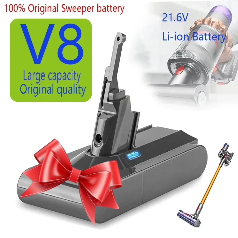 

New upgraded version Li-ion 21.6V For Dyson V8 Absolute SV10 Battery lpega Vacuum Cleaner Series Rechargeable Batteries