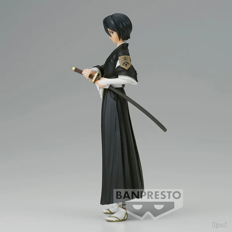 Bandai Namco Banpresto Bleach Solid and Souls Rukia Kuchiki 14Cm Anime Original Action Figure Model Toy Birthday Gift Collection