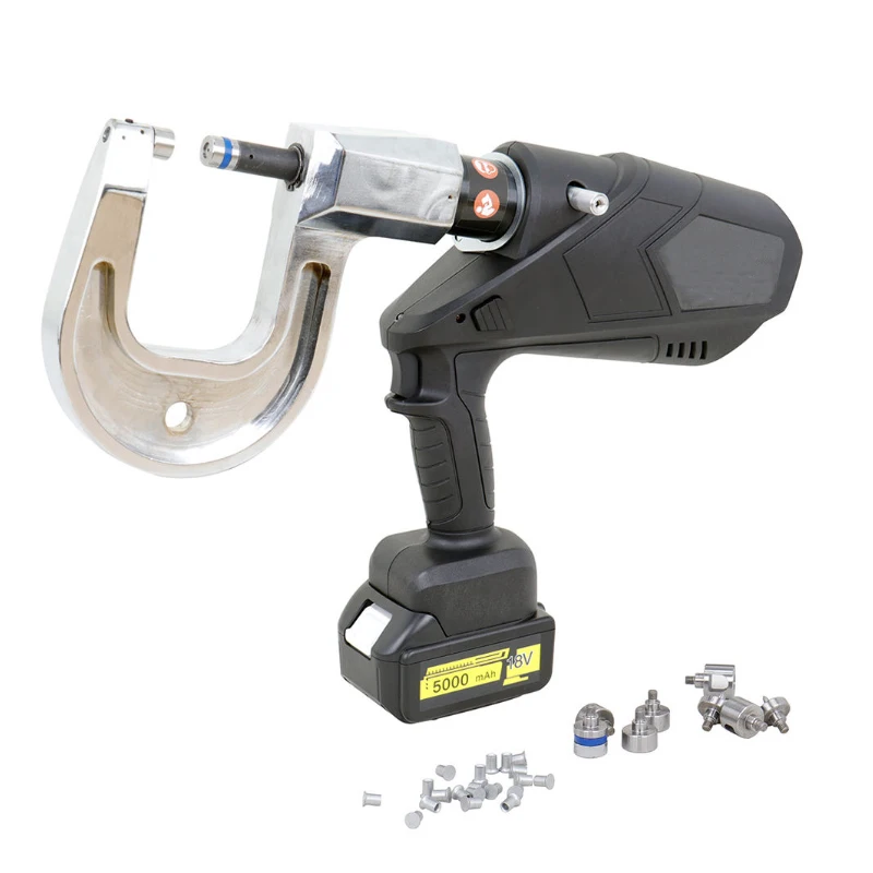 Electric Hydraulic Self Piercing Rivet Gun 100mm Depth for Car Collision Repair Aluminum Body Repair Equipment Riveting Machine