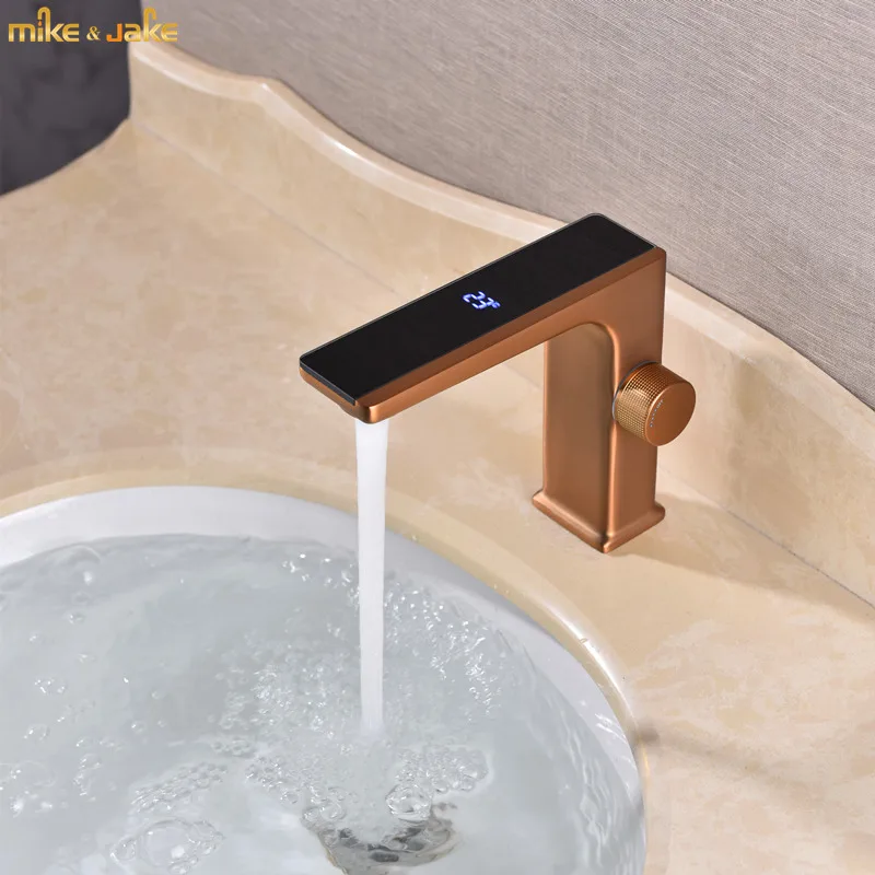 Rose brush gold faucet luxury gold tap sink bathroom water tap crane Basin faucet bathroom cabinet wash basin tap