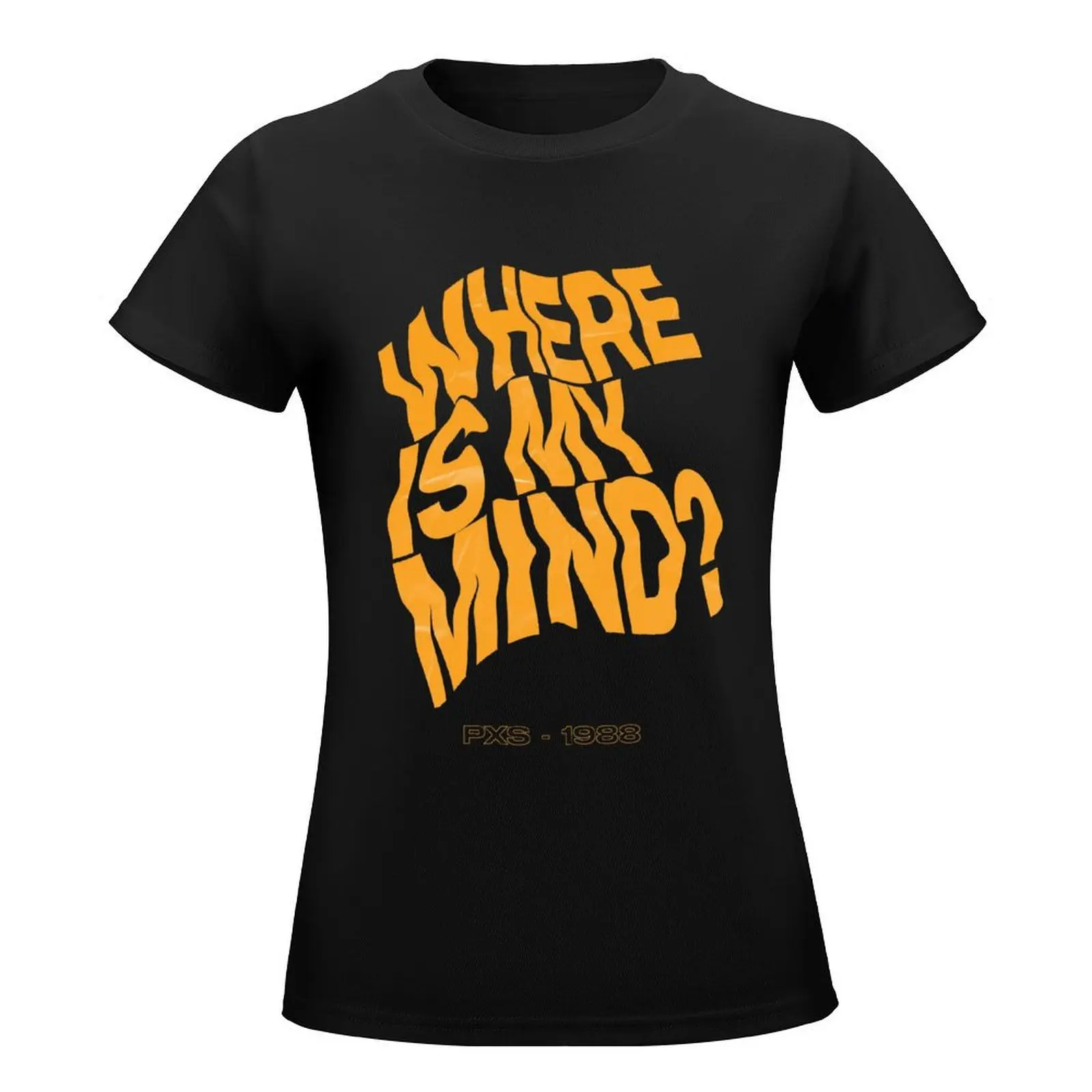 Where is my mind? T-Shirt vintage Blouse animal print shirt for girls funnys workout shirts for Women