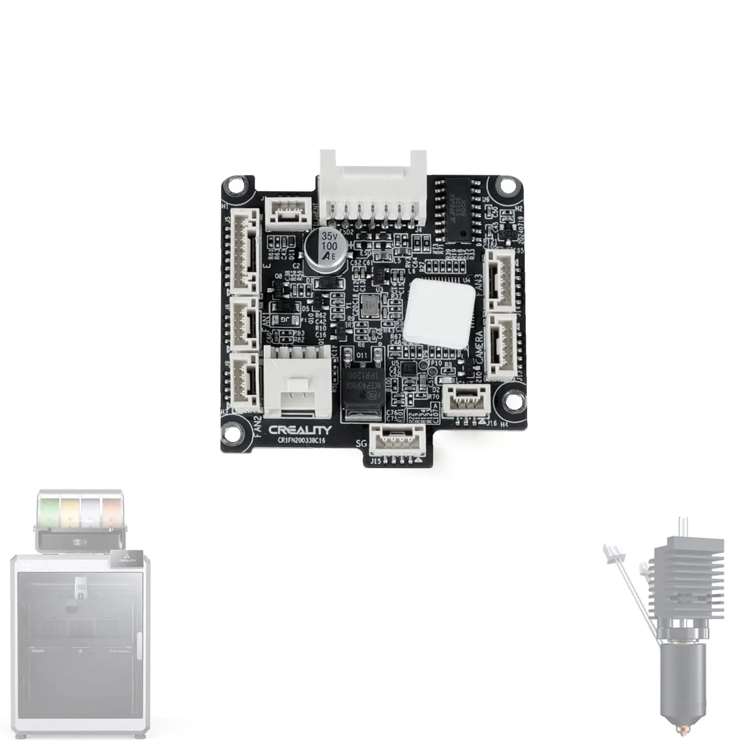 

Toaiot Toolhead Nozzle PCB Board Replacement Tool Head PCB for K2/K2 Pro/K2 Plus 3D Printer Parts