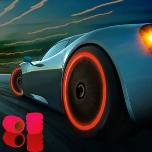 20 Stcs Light Tire Ventil Deckel Motorrad Motorradfahrrad vom staubfesten Fahrradreifen Reifenstange Bright Night Decoration Car Decoration aus 8 Hauptverkaufs -Jet -Weste - №6