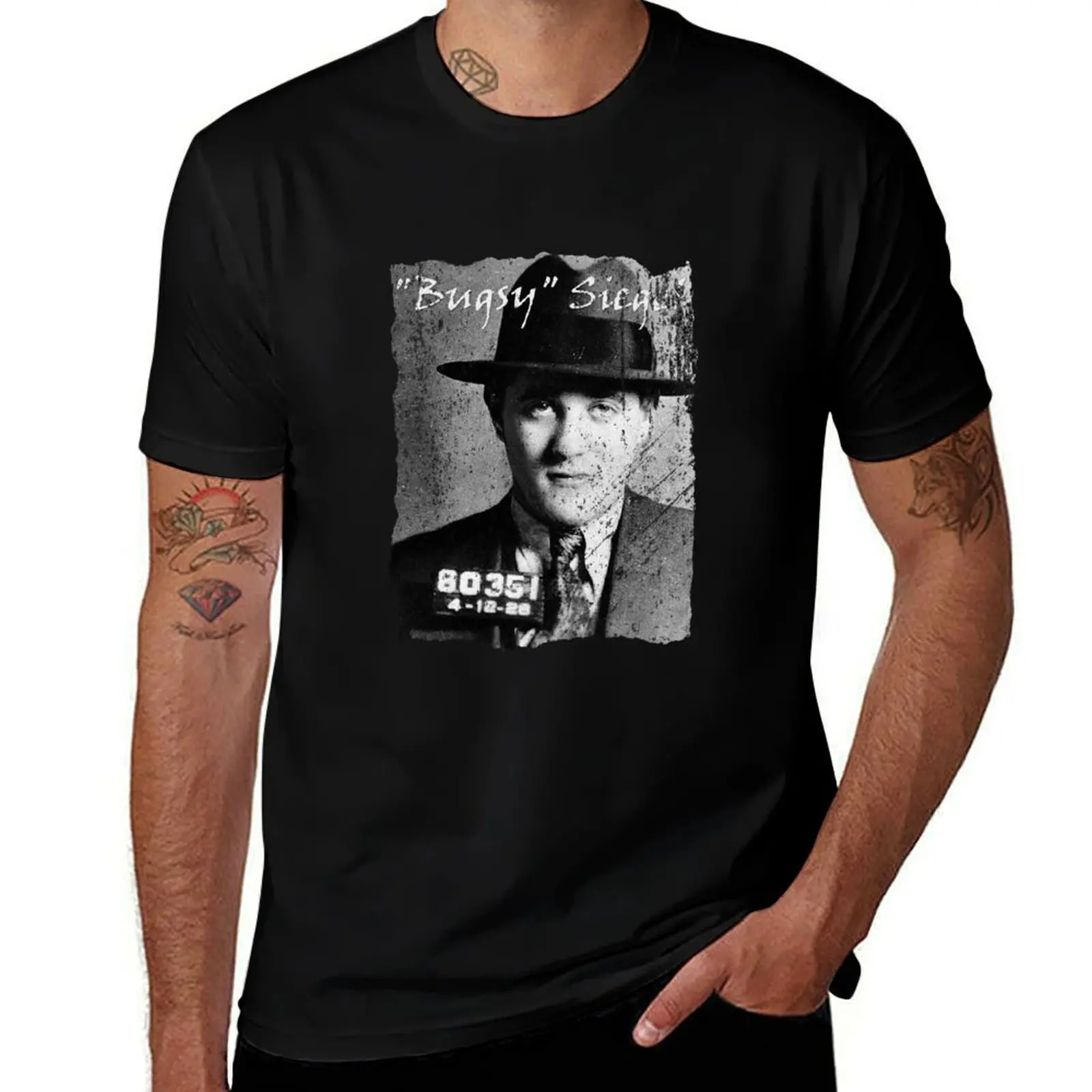 

Gangsters, Bugsy Siegel T-Shirt man t shirts cotton g man t shirts for men t shirt for man 100 percent cotton T-Shirt