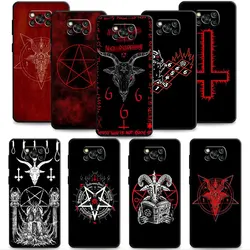 Case Satanic Pentagram 666 For Xiaomi POCO X3 NFC 11 Lite POCO X4 Pro 11T 5G Pocophone F1 POCO M3 9T 10T Pro 12 Note 10