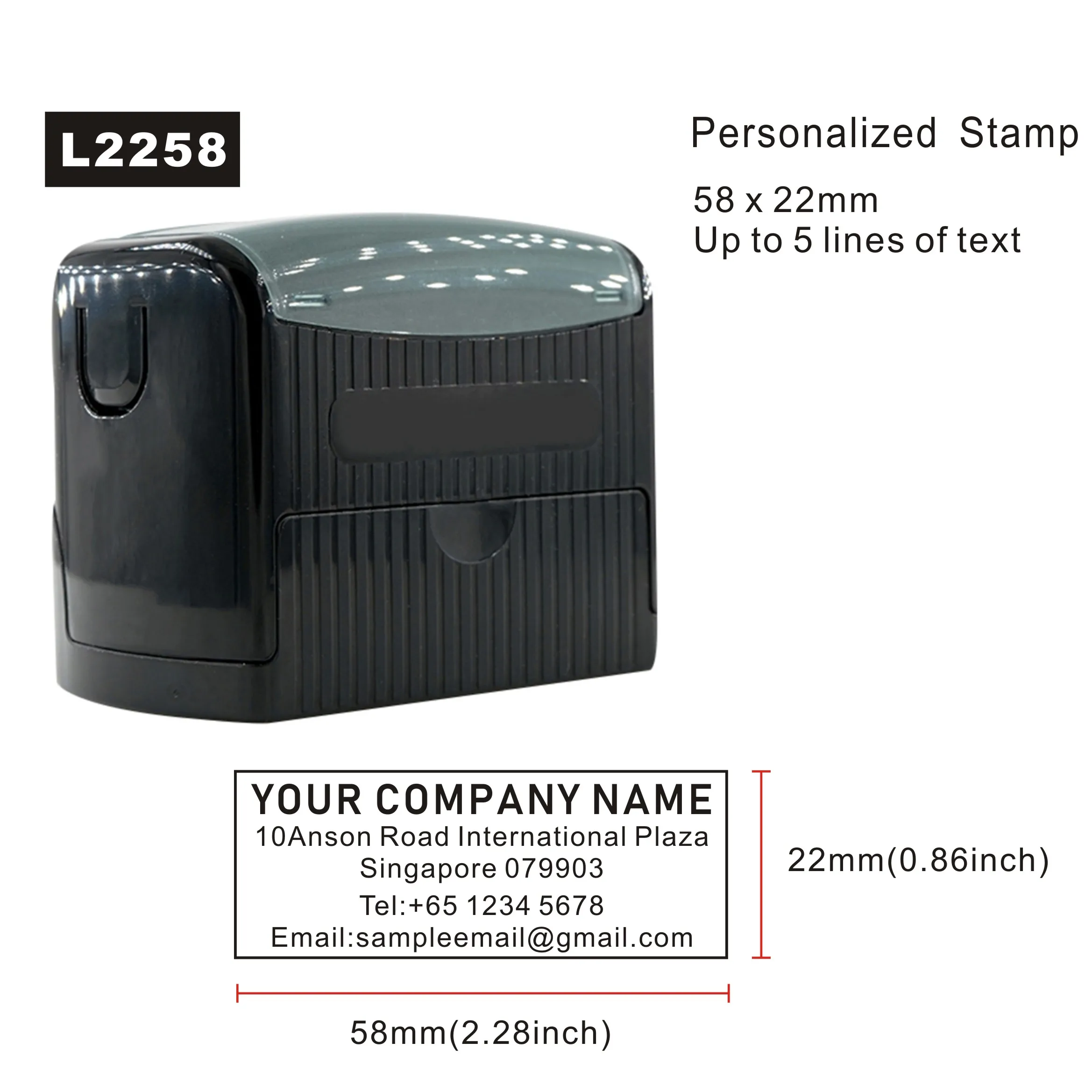 Custom Name  Stamps Company LOGO Stamps address  personalized name stamp book stamp