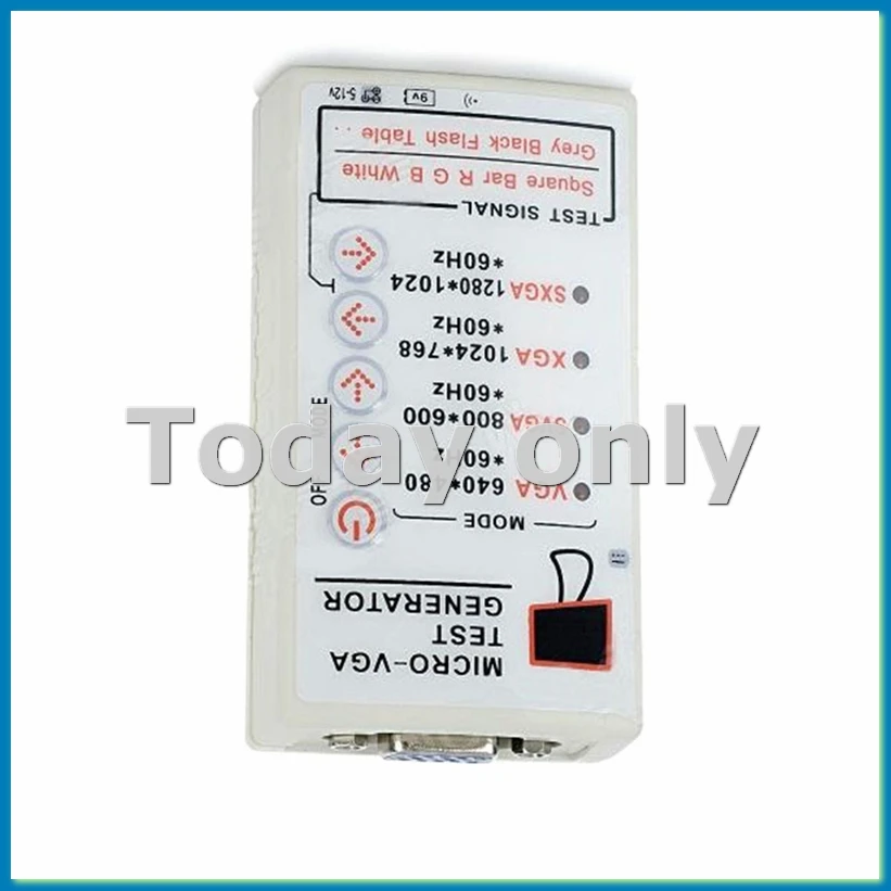 

SVGA XGA VGA Generator Signal Source TV LCD Screen CRT Projector Color Display Monitor Tester Tool Maintenance Detector-A23U