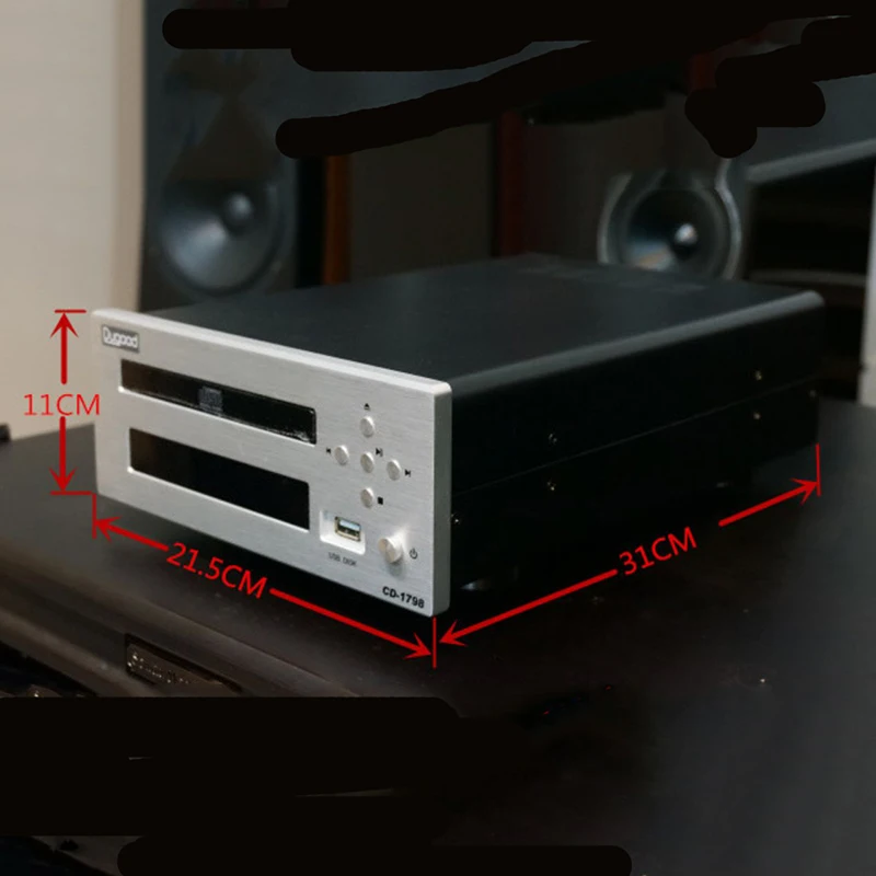 Lettore CD di fascia alta lettore Audio HIFI Audiophile Full Balance ad alta fedeltà Home lettore CD di decodifica USB senza perdita di alta qualità