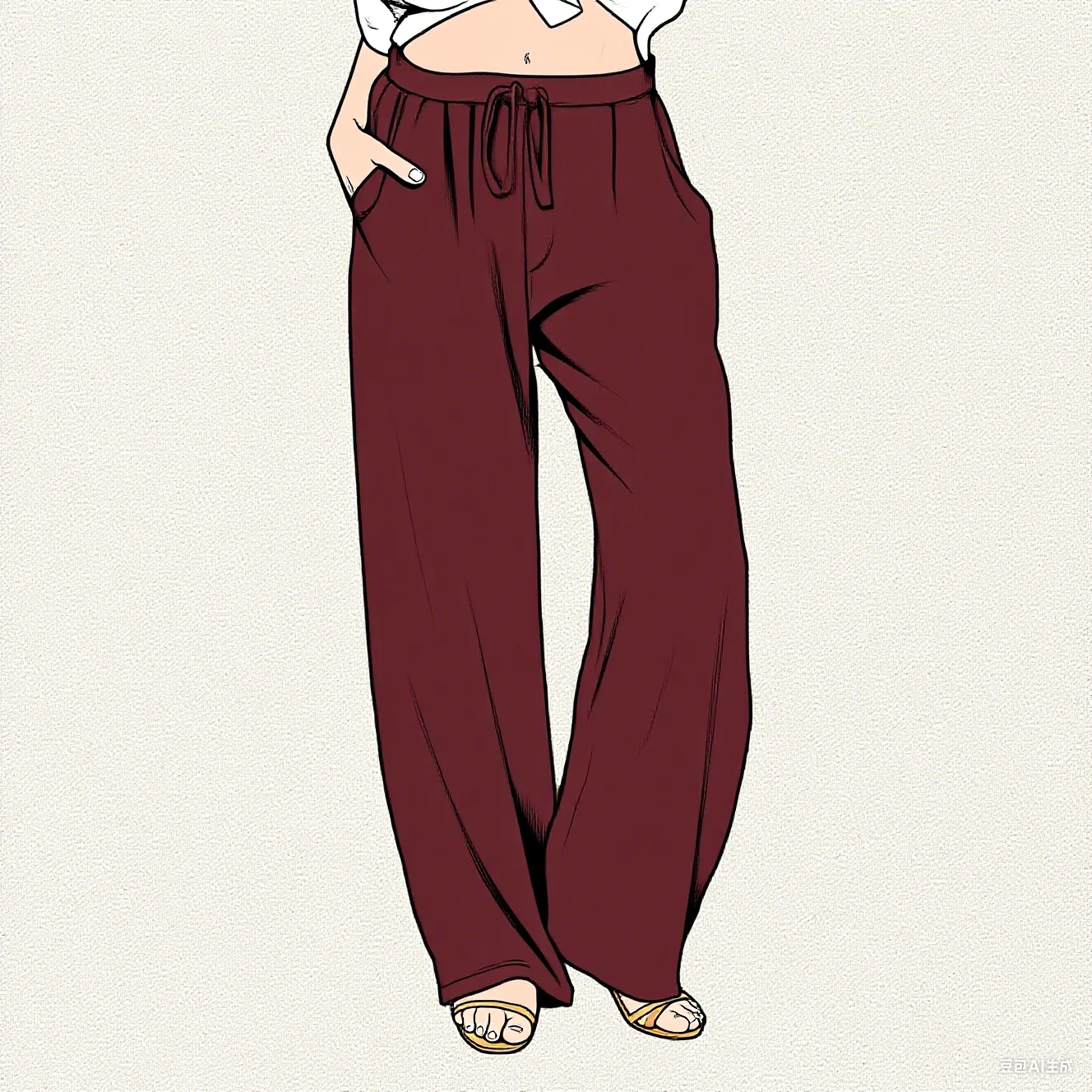2025 Women's Cotton and Hemp Pants Fashion Harajuku Pants Girls' Extra Large Wide Leg Pants Loose Elastic Waist Running Pants Wo
