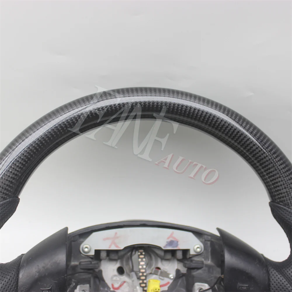 Replacement Real Carbon Fiber Steering Wheel with Leather for VW Volkswagen Golf 3 Mk3 JETTA