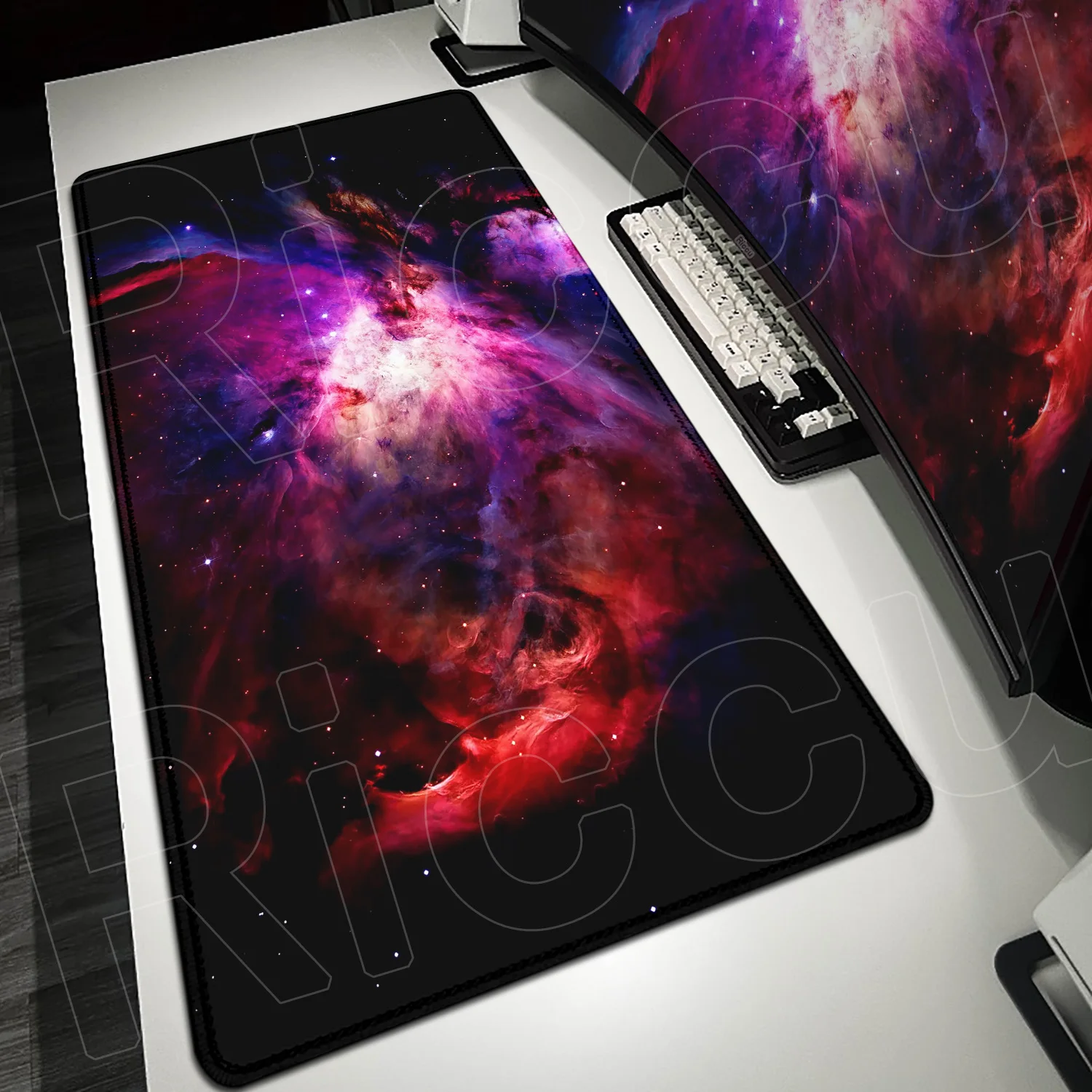 

Universe Space Mousepad 30x80cm Antislip Rubber Mouse Pad Computer Gamer Speed Mousemat Stitch Edge Table Pad for CS GO LOL Dota