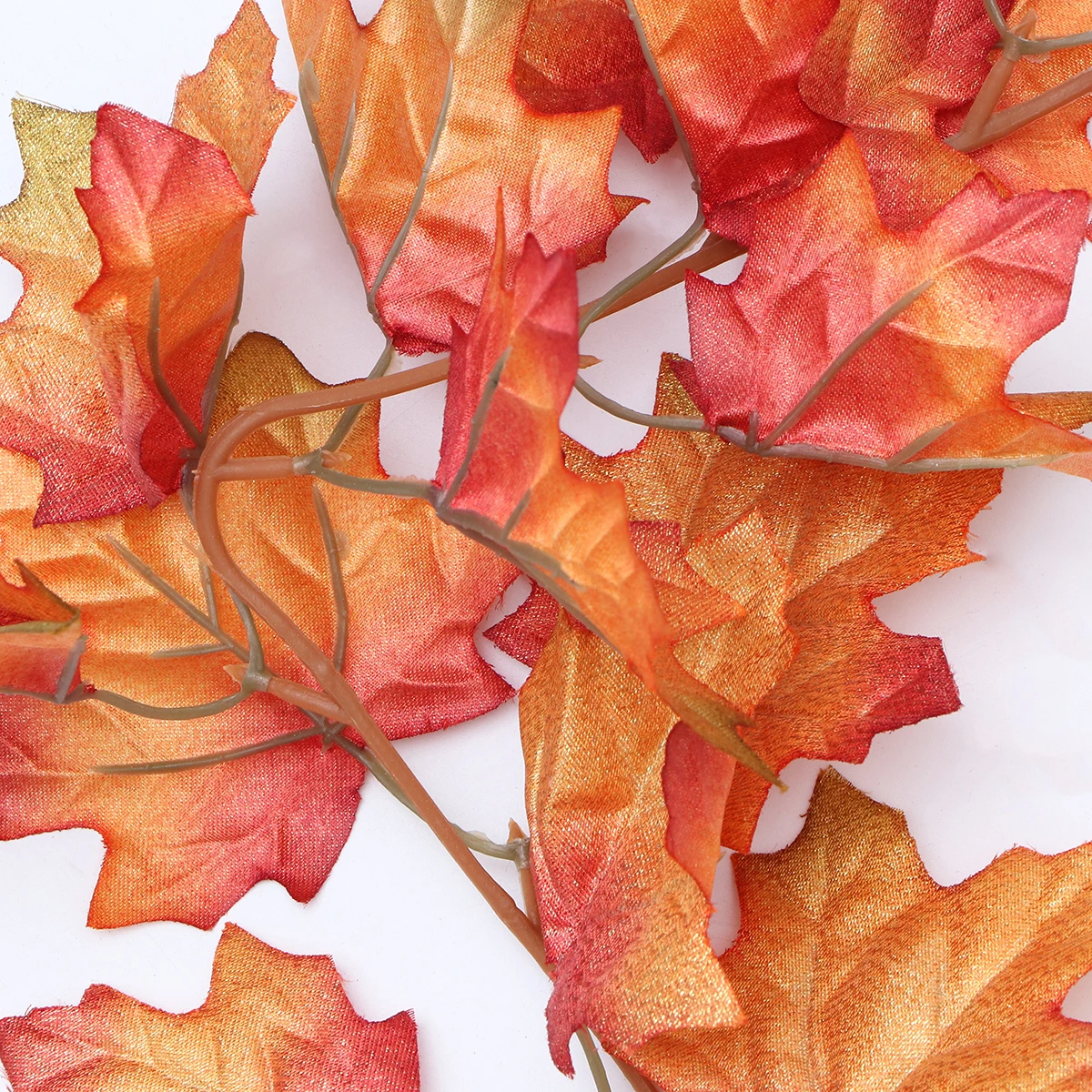 

Simulated Maple Leaf Rattan Halloween Decoration Outdoor Home Decorations Vines Fall Baby