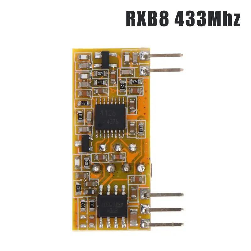 RXB8 433MHz Superheterodyne Wireless Receiver Module High Stability for AVR Smart LED Light Remote Control System