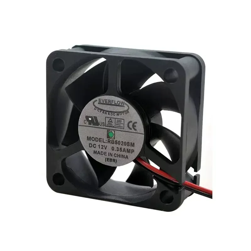 for EVERPLOW RB5020SM 5020 12V 0.35A 5CM Silent Cooling Fan
