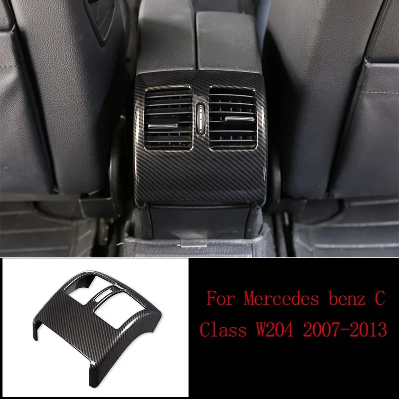 Lot 2 Films Décoration Tableau De Bord ABS Chromé - Compatible Mercedes Classe C W204 2011-2013