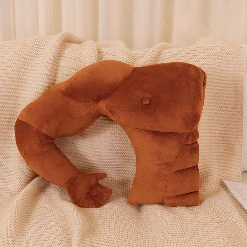 Creative Arm Pillow Hunky Chest Throw Pillow Body Shape Pillow Cuddle Pillow PP Filling Boyfriend Pillow Sleep Cushion