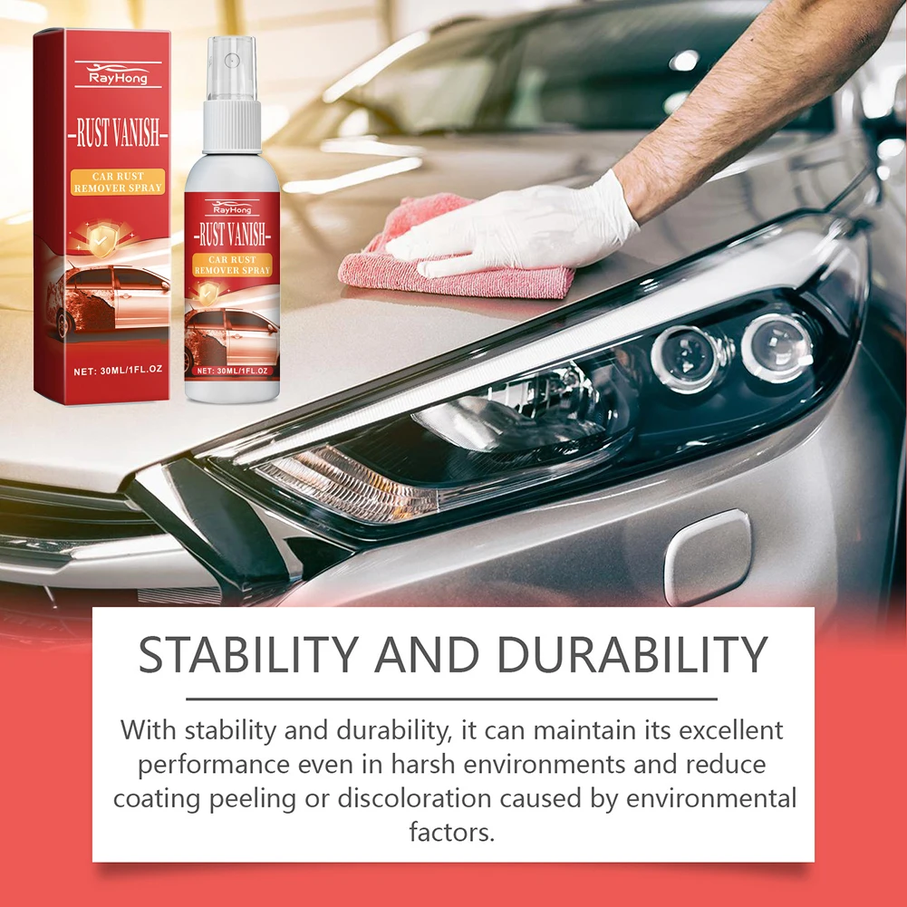 Car Maintenance Cleaning Spray Rapid Rust Removal Cleaning Tools Car Care Supplies