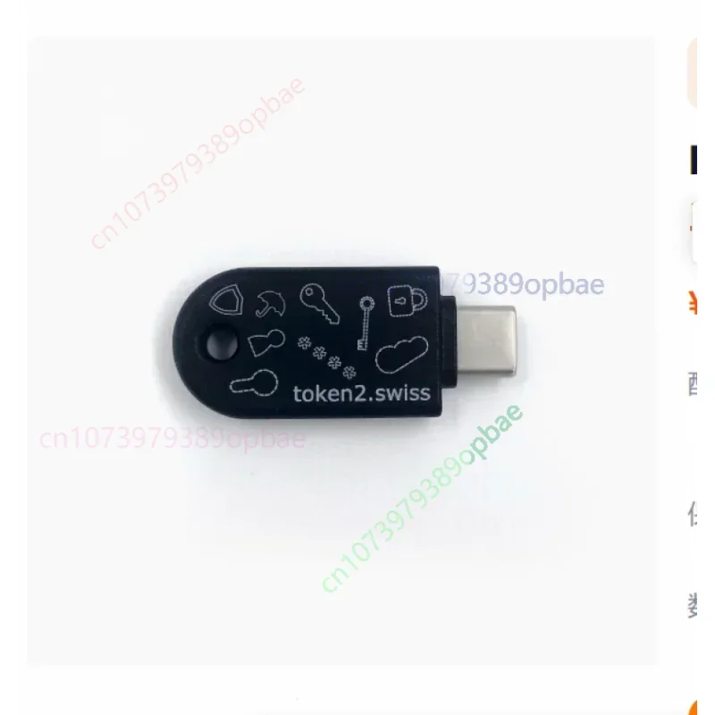 Replacement For FIDO2 Security Key T2F2-PIN+ Release3 Type-C Supports OpenGPG