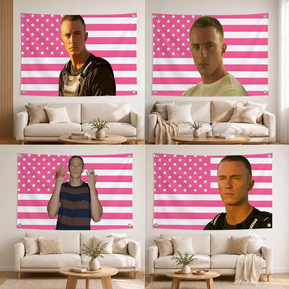 TV Series Character Rafe Cameron Flags Home Yard Garden Wall Hanging Flag Indoor Outdoor Banner Decor for Patio Backdrop Art