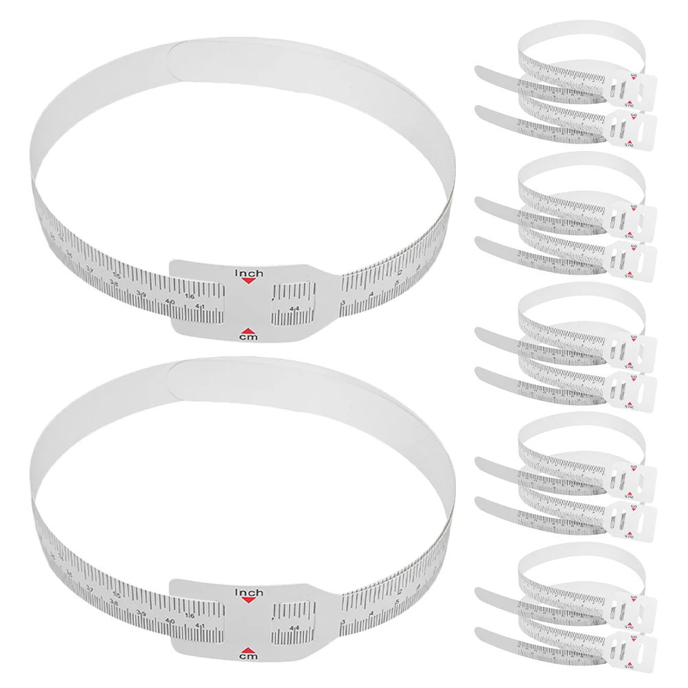 

12pcs Head Circumference Measuring Tape Soft Body Measurement Ruler Portable Growth Tool 60Cm Reusable Lightweight