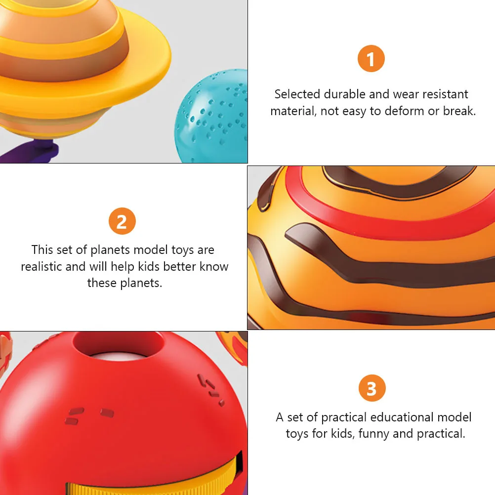 

1 Set Diy Solar System Planetary 8 Planets With Projection Educational Science For Kids Astronomy Learning Decor Stem Building