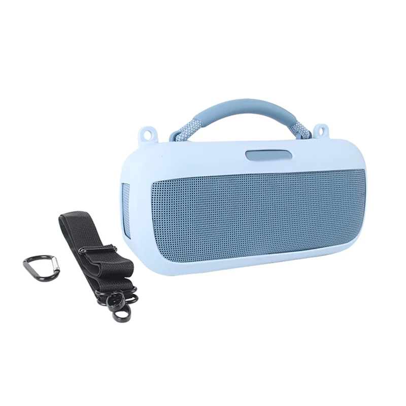 Stable Performance-Shockproof Silicone Cover Case With Shoulder Strap For Bose Soundlink Max Speaker Anti-Scratch Protective Pou