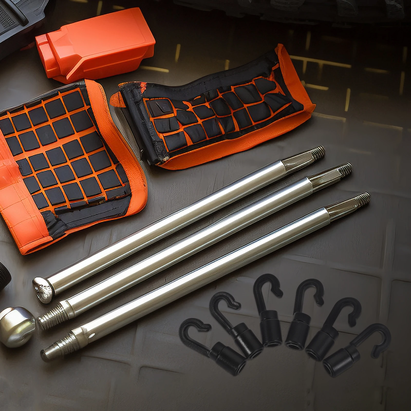 

30pcs Kayak Bungee Hooks Black Plastic Elastic Rope Clips For Boat Deck Rigging Canoe Accessories Water Sports Equipment