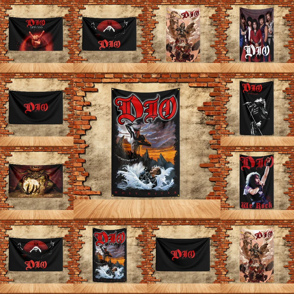 Music Band Flag 3x5ft for D-dio-s band Fans Banner Custom any Image Garage Bedroom Living Room Dorm Wall Hanging Decor Tapestry