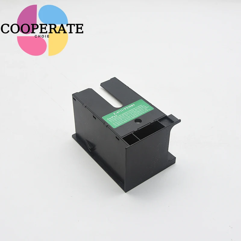 5pcs T6711 Ink Maintenance Box for Epson WF 7110 7210 7510 7610 7615 7620 7710 7715 7720 3010 3520 3530 3540 3620 L1455 ET-16500