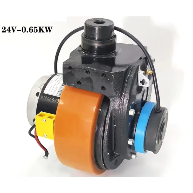 PU wheels and 650w 24v Permanent Magnet DC Driving Motor assembly for EP Electric Pallet Trucks