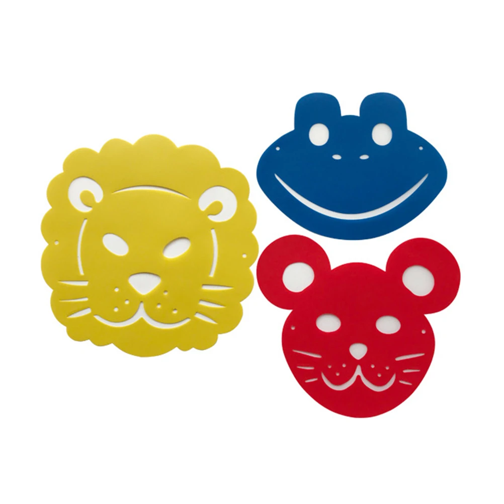 1 مجموعة قوالب اللوحة الكرتون الحيوان متعدد نمط الجوف الملونة رسم الإستنسل DIY بها بنفسك الاطفال الحرف أدوات الرسم الخيال #1