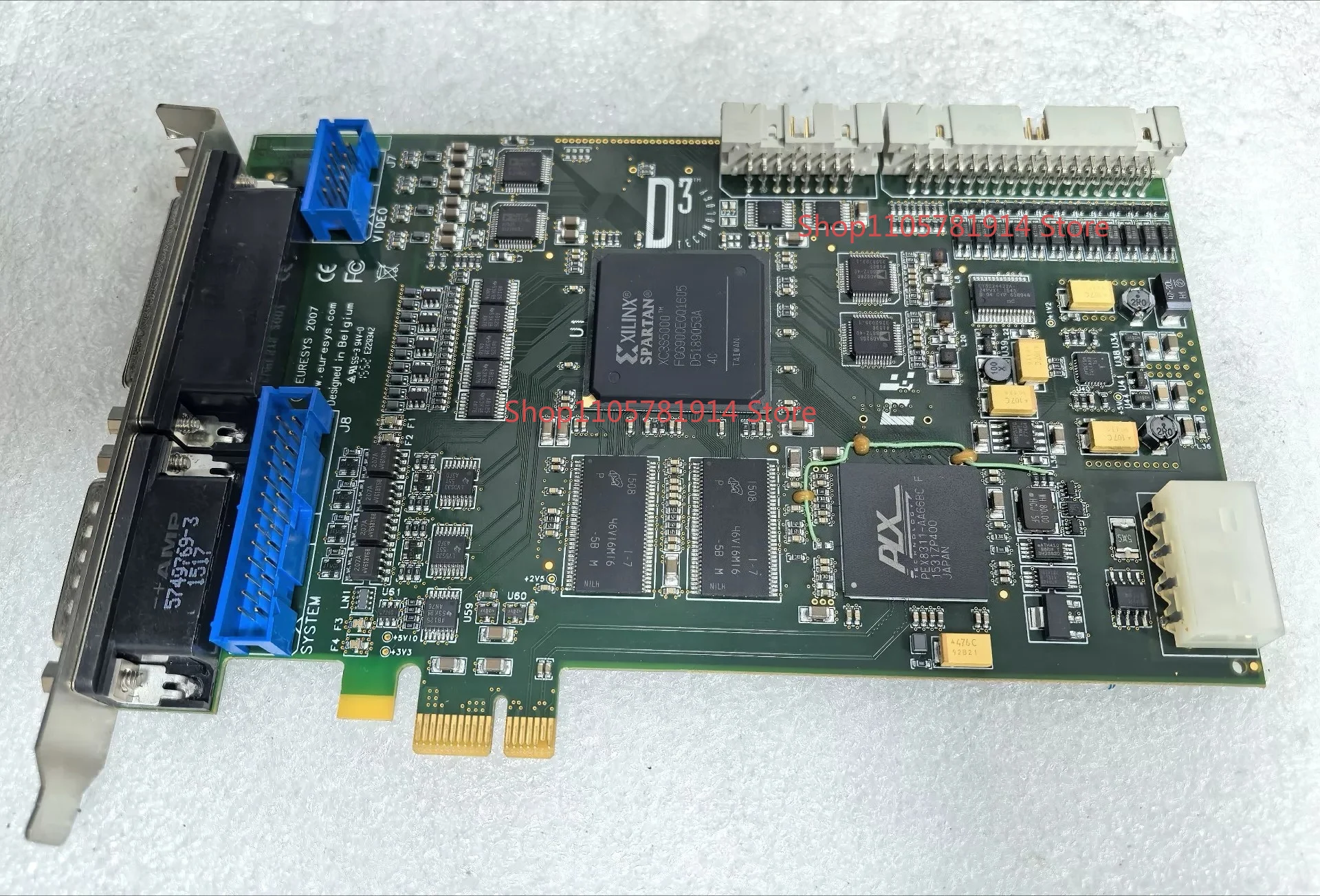 For EURESYS 2007 D3 Digital Camera PCIE Interface Video Image Capture Card