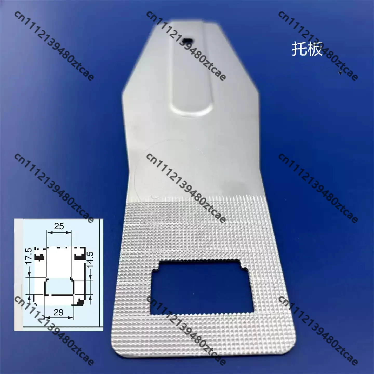 Industrial Bartack Sew Machine Linear Press Foot & Support Plate Part  Garment Processing Accessory