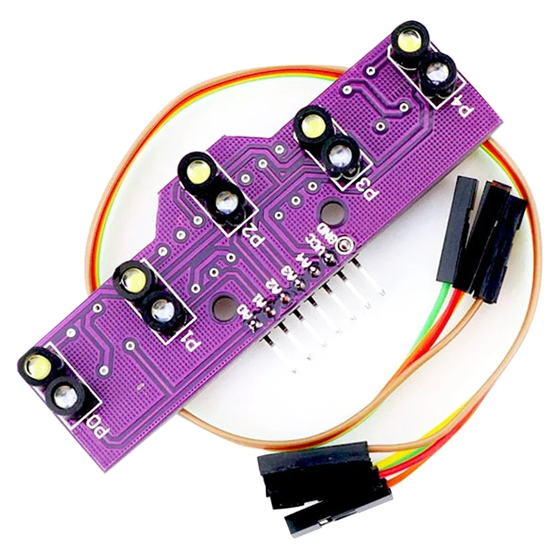 

M18K-аналоговый датчик 5, датчик слежения, 5, поиск серого уровня, интеллектуальный автомобильный модуль идентификации оптической линии, патрульный модуль