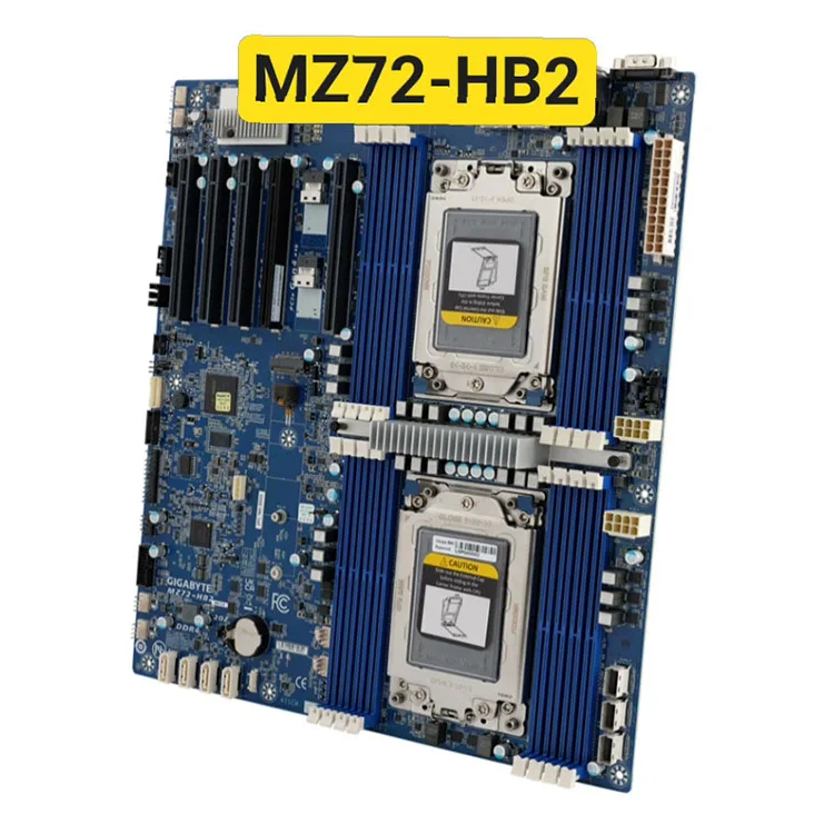 Gigabyte MZ72-HB2 Dual CPU Socket AMD EPYC 7003/7002 Series Processors Server Motherboard 16 DIMM 5 X PCIe Gen4